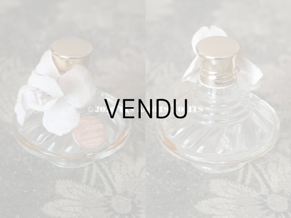 画像2: アンティーク 菫の小さなパフュームボックス＆ボトル  ESSENCE VIOLETTES DE TOULOUSE - BERDOUES FRANCE - (2)