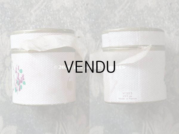 画像6: アンティーク 菫の小さなパフュームボックス&ボトル  ESSENCE VIOLETTES DE TOULOUSE - BERDOUES FRANCE - (6)