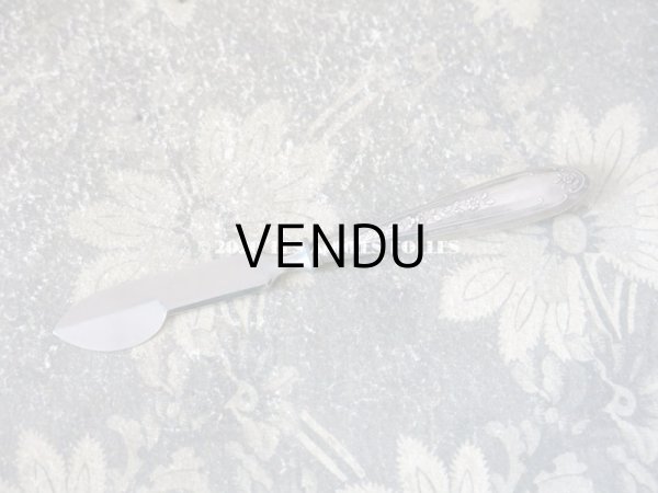 画像8: アンティーク レタリングセット シルバー製 薔薇模様 ペン軸 & シーリングスタンプ ＆ レターオープナー & ペーパーナイフ (8)