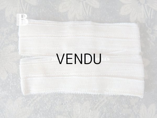 画像5: 1920年代 アンティーク オフホワイトのチュールレース 10m 1.4cm幅  (5)