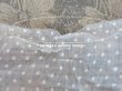 画像3: アンティーク  ドット柄の刺繍入り コットン生地  (3)