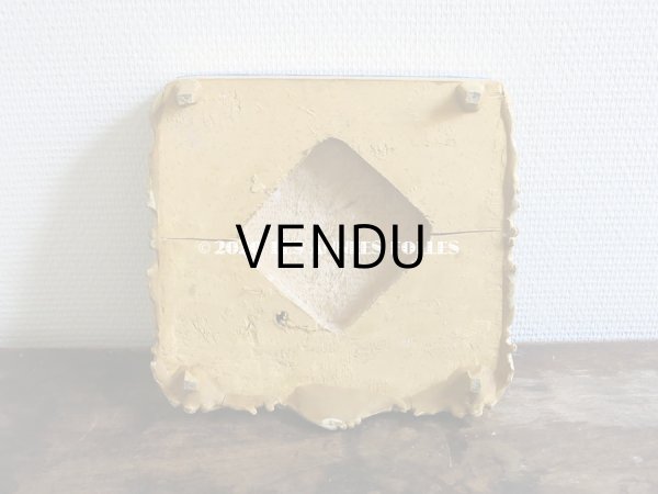 画像4: 19世紀末 アンティーク マリアージュ 大きな台座 ブルーのベルベット (4)