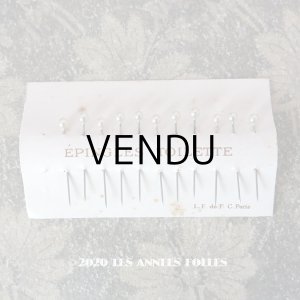 画像: アンティーク エパングルシート EPINGLES TOILETTE - L.F. DE F.C.PARIS -