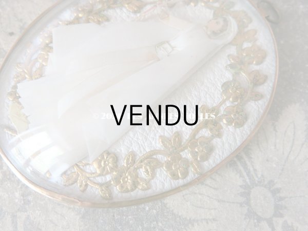 画像7: アンティーク 初聖体の小さなガラスドーム  (7)