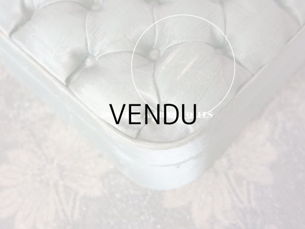 画像10: 19世紀末 アンティーク シルク製 チョコレートのお菓子箱 グレイッシュブルー (10)