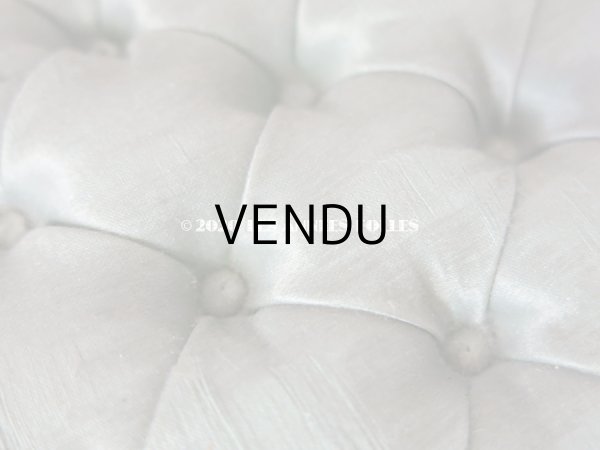 画像3: 19世紀末 アンティーク シルク製 チョコレートのお菓子箱 グレイッシュブルー (3)