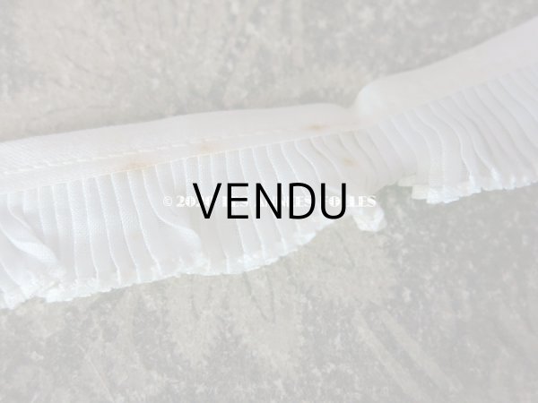 画像5: アンティーク プリーツ リボン オフホワイト 2.3cm幅  (5)