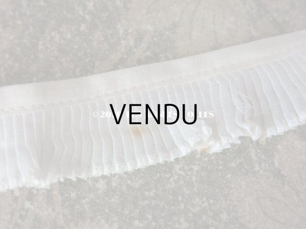 画像4: アンティーク プリーツ リボン オフホワイト 2.3cm幅  (4)