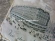 画像4: 1900年代 アンティーク  シルク製 クッション ジャガード織 ギャラリー・ラファイエット百貨店 - AUX GALERIES LAFAYETTES - (4)