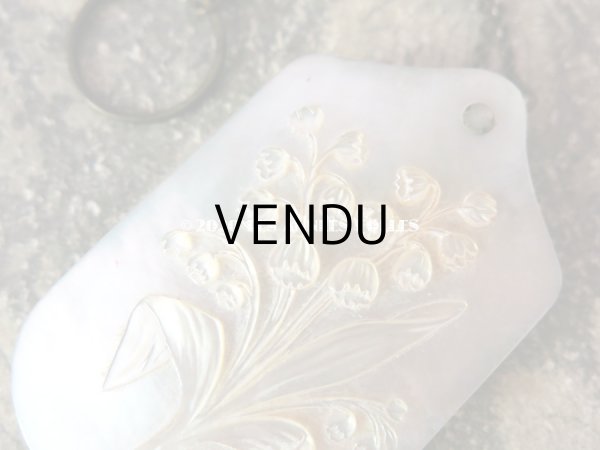 画像12: 19世紀 鈴蘭の舞踏会の手帳 ペンシル付 マザーオブパール製  CARNET DE BAL カルネ・ド・バル (12)