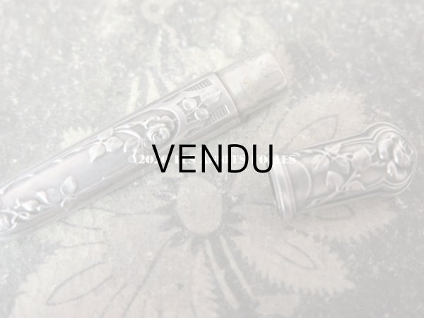 画像11: 1900年代 アンティーク シルバー製 薔薇の裁縫道具セット  (11)