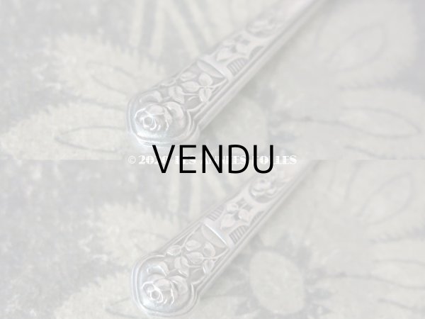 画像15: 1900年代 アンティーク シルバー製 薔薇の裁縫道具セット  (15)