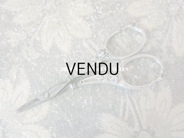 画像6: 1900年代 アンティーク シルバー製 薔薇の裁縫道具セット  (6)