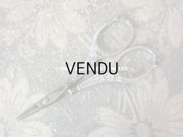 画像5: 1900年代 アンティーク シルバー製 薔薇の裁縫道具セット  (5)