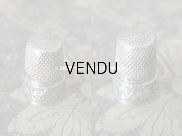 画像16: 1900年代 アンティーク シルバー製 薔薇の裁縫道具セット  (16)