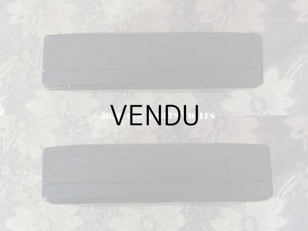 画像7: １９世紀末 アンティーク 本革製 ジュエリーボックス シルクサテン スモーキーブルー  (7)