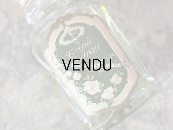 画像5: アンティーク パフュームボトル 白薔薇 ホワイトローズ TRIPLE EXPRAIT - J.DAVER PARIS - (5)