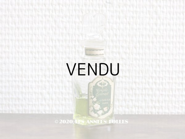 画像1: アンティーク パフュームボトル 白薔薇 ホワイトローズ TRIPLE EXPRAIT - J.DAVER PARIS - (1)