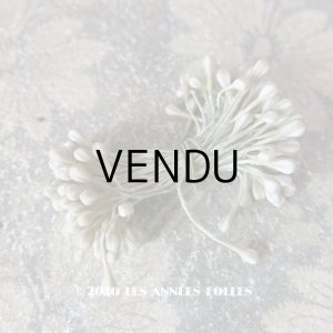 画像: アンティーク ペップ 布花用 花芯 マーブル カーキ