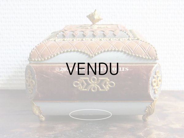 画像13: 19世紀 アンティーク ナポレオン3世時代 お菓子箱 チョコレートボックス 木箱  (13)