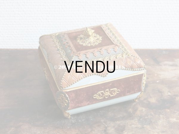 画像3: 19世紀 アンティーク ナポレオン3世時代 お菓子箱 チョコレートボックス 木箱  (3)