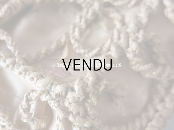 画像18: 19世紀　アンティーク キルティングのクッション付き パニエ ソーイングボックス (18)