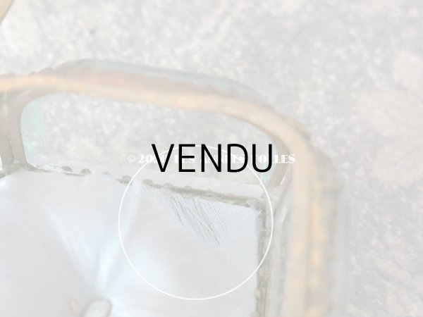 画像15: 19世紀 アンティーク 大きなジュエリーボックス 6角形　パウダーブルーのクッション (15)