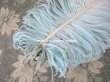 画像2: アンティーク 大きなフェザー 淡いブルー 羽飾り  (2)