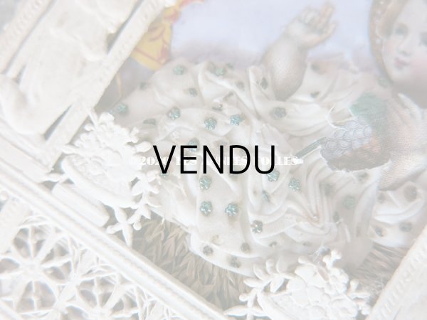 画像8: 19世紀 アンティーク 立体 カニヴェ 幼いキリスト (8)