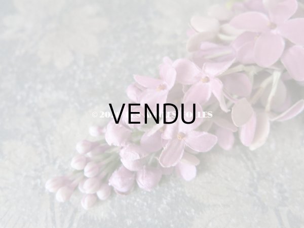 画像2: アンティーク ライラックの布花   (2)
