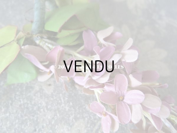 画像6: アンティーク ライラックの布花   (6)