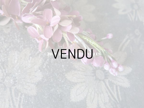 画像5: アンティーク ライラックの布花   (5)