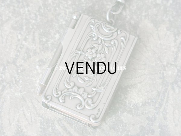 画像12: 1900年代 アンティーク  菫のシャトレーヌ シルバー製 (12)