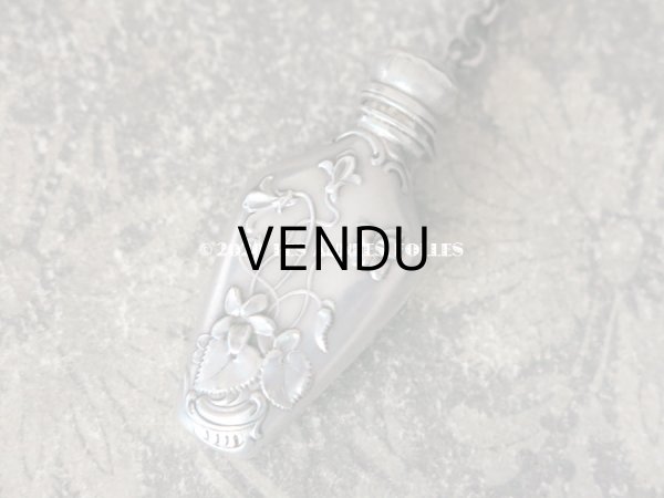 画像15: 1900年代 アンティーク  菫のシャトレーヌ シルバー製 (15)