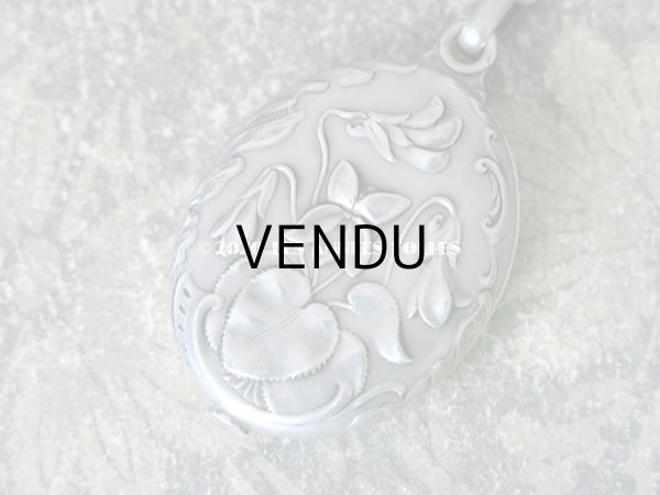 画像8: 1900年代 アンティーク  菫のシャトレーヌ シルバー製 (8)