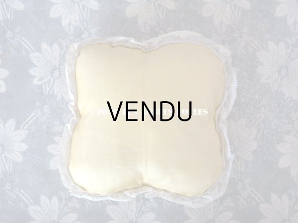 画像3: 1920年代 アンティーク シルク製ロココトリム&レース付 ピンクッション (3)