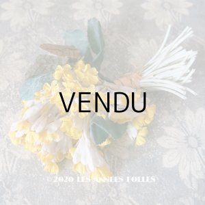 画像: アンティーク　布花　イエロー  