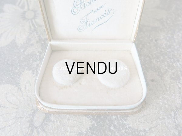 画像3: アンティーク 結婚指輪用 小さなジュエリーボックス マリッジリング (3)