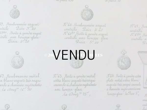 画像9: 1908年 アンティーク オルフェーブルリー(金銀細工師)のカタログ 　- E.GRILLOU - (9)