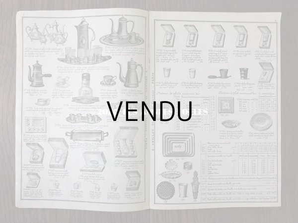 画像5: 1908年 アンティーク オルフェーブルリー(金銀細工師)のカタログ 　- E.GRILLOU - (5)