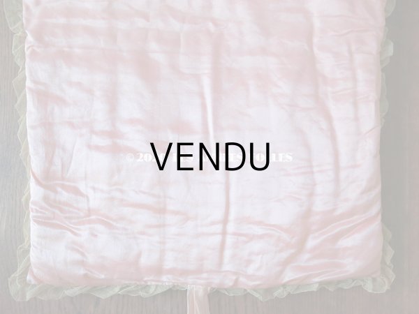 画像15: アンティーク ロココトリム付き ハンキーケース　ポシェット ピンク (15)