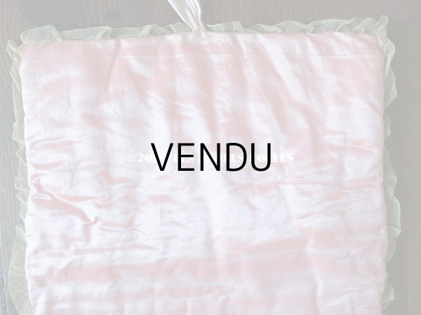 画像14: アンティーク ロココトリム付き ハンキーケース　ポシェット ピンク (14)