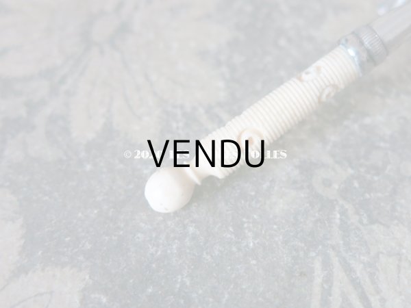 画像5: 19世紀 ナポレオン3世時代 アンティーク ラトル モノグラム入り シルバー製  (5)