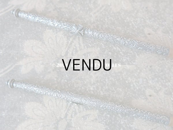 画像11: 19世紀末 アンティーク レタリングセット 4つ葉のクローバー ペン軸 & シーリングスタンプ ＆レターオープナー・ブックマーク (11)