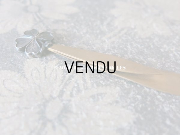 画像9: 19世紀末 アンティーク レタリングセット 4つ葉のクローバー ペン軸 & シーリングスタンプ ＆レターオープナー・ブックマーク (9)