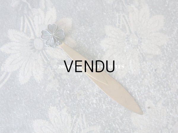 画像7: 19世紀末 アンティーク レタリングセット 4つ葉のクローバー ペン軸 & シーリングスタンプ ＆レターオープナー・ブックマーク (7)