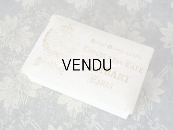 画像3: 1900年代 アンティーク チョコレートボックス お菓子箱　CHOCOLAT AU CAFE - LOMBART PARIS - (3)