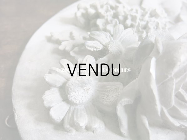 画像12: 1900年代 アンティーク  石膏のオーナメント 薔薇＆ライラック＆マーガレットのブーケ　 (12)