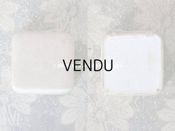 画像7: アンティーク 　シルクサテンのジュエリーボックス  オフホワイト (7)