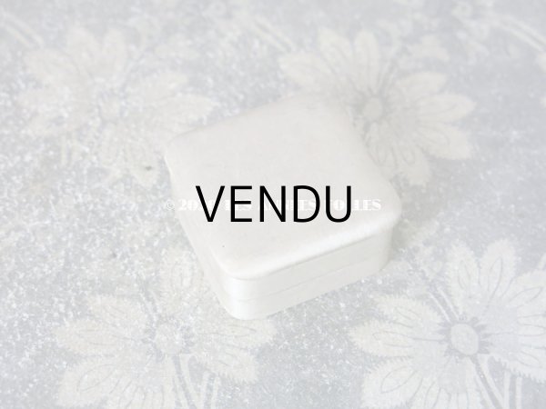 画像5: アンティーク 　シルクサテンのジュエリーボックス  オフホワイト (5)